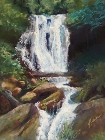 Anna Ruby Falls by artist Joycelyn Schedler